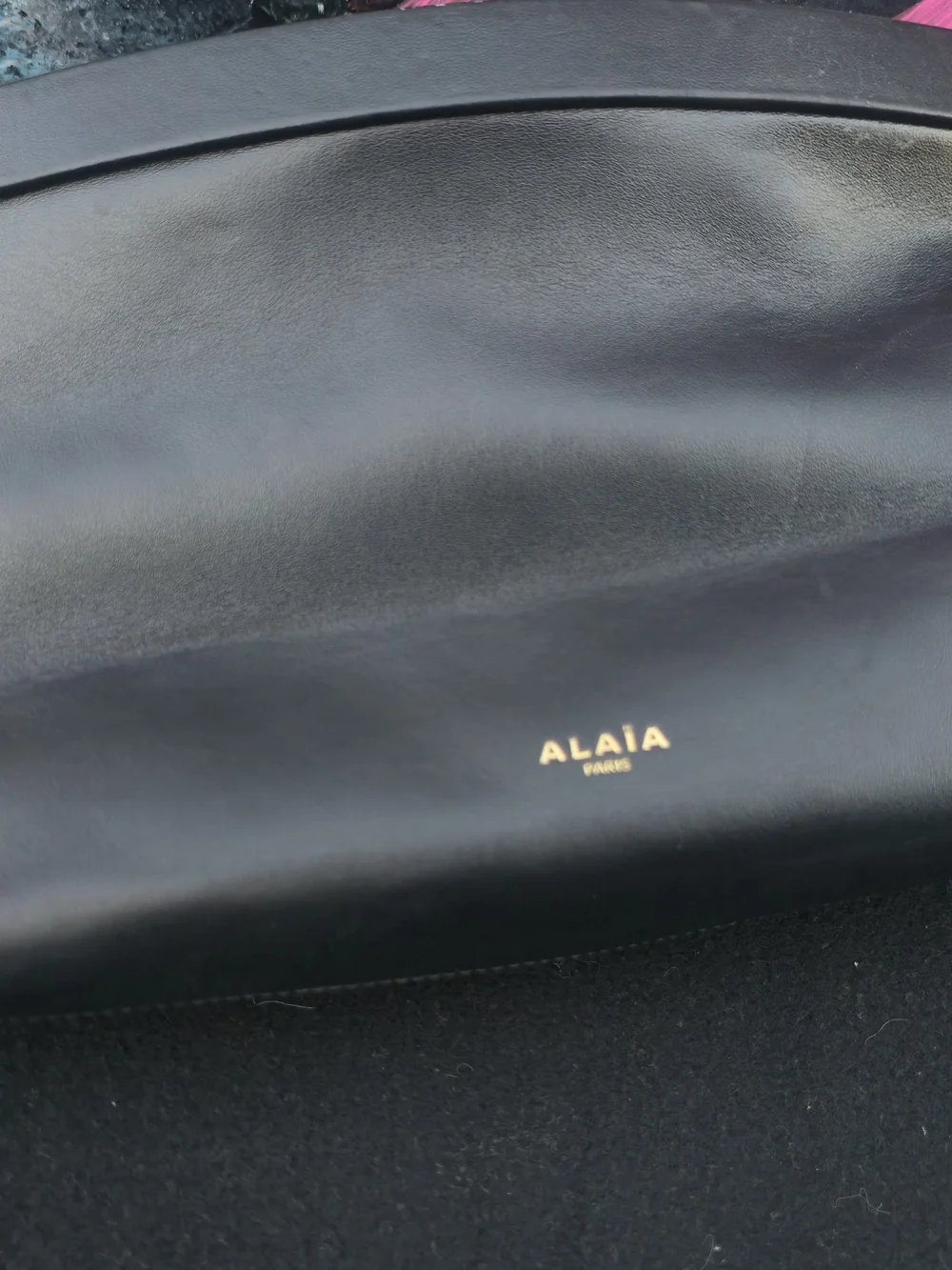 AlAIA Medium Black Clutch